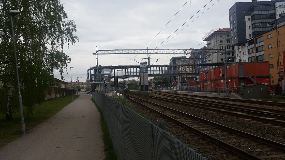 Wiev over the station-area
