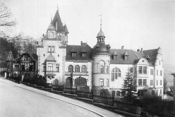 Liebiegova vila na archivním snímku