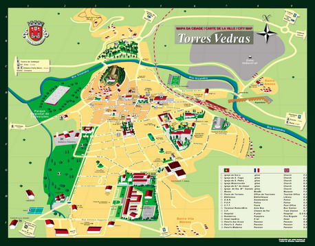 mapa histórico Torres Vedras
