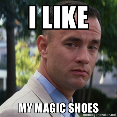 Magic shoes?