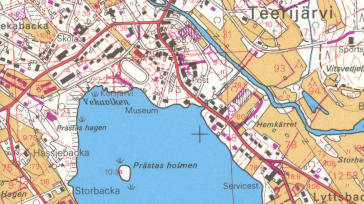 vanhatkartat.fi Terjärv 1987