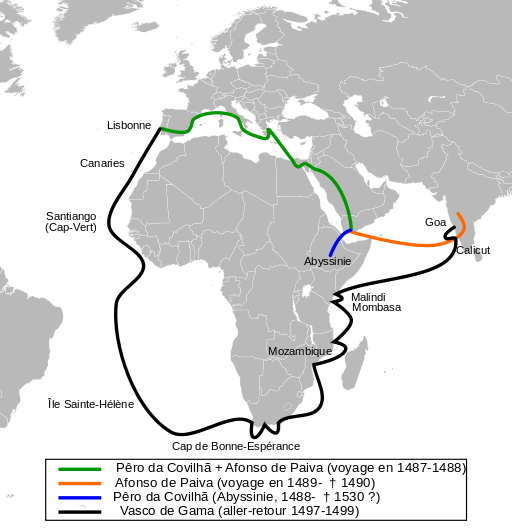 Vasco de Gama map-fr
