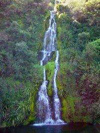 Man made waterfall