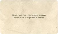 Cartão de Visita Prof. Dr. Francisco Gentil