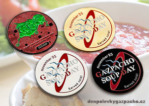 Geocoin Gazpacho Soup Day