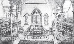 Wesleyan Chapel Windsor interior 1877