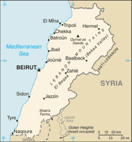 Mapa República Libanesa