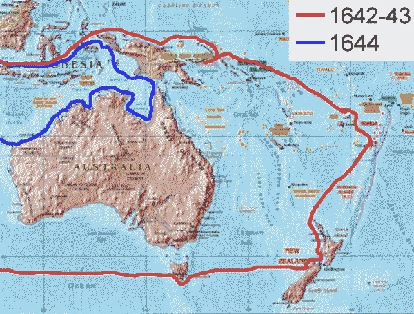 Tasmans route