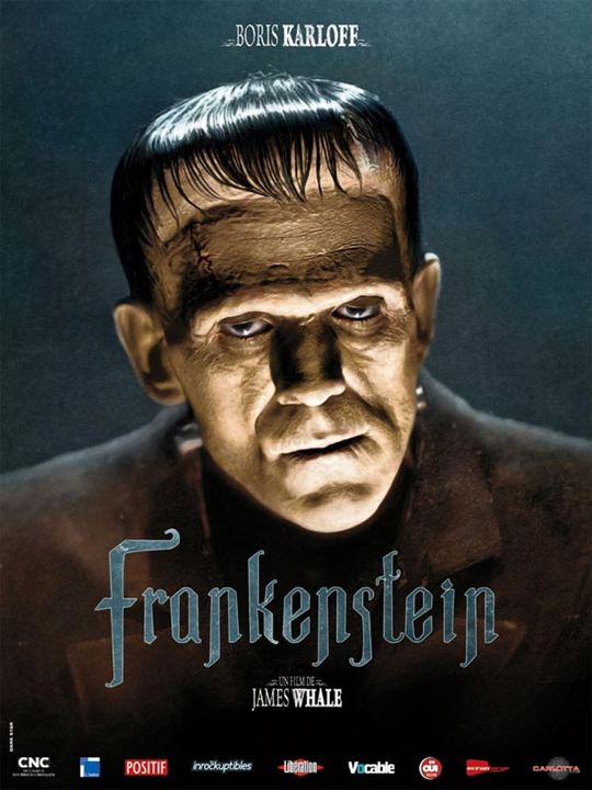 Frankenstein : Affiche Boris Karloff, James Whale