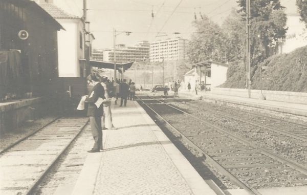 Estação em meados dos anos 70 Estação em meados dos anos 70