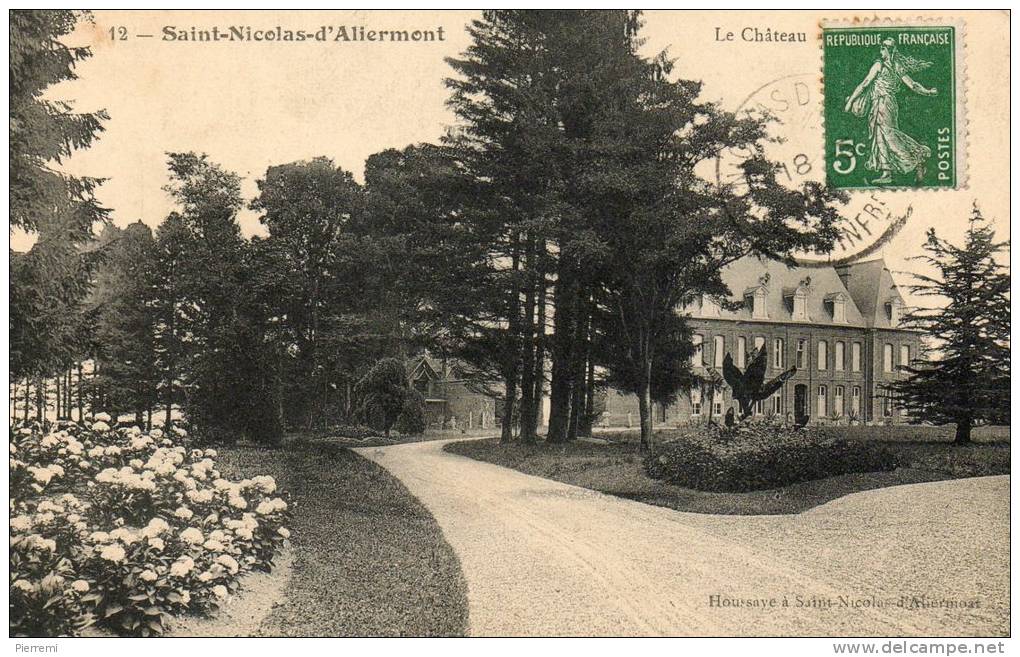 Carte postale du Château (date inconnue)