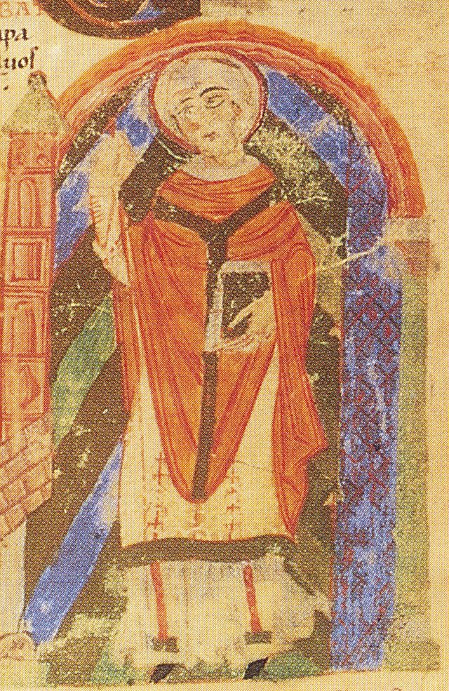 Darstellung des Bischoff Gundekar II im „Pontifikale Gundekarianum“