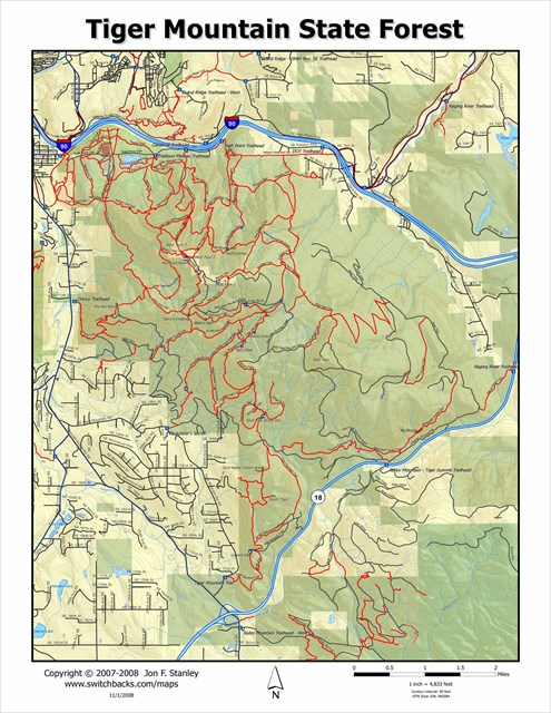 Tiger Mountain Hiking Trails Gc20Wy1 High Point Trailhead (Traditional Cache) In Washington, United  States Created By Shaddow