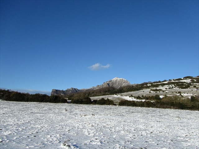 Bugarach en hiver