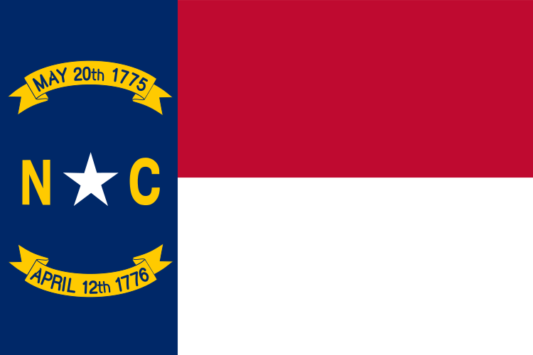 Datei:Flag of North Carolina.svg