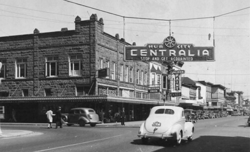 Old timey downtown Centralia