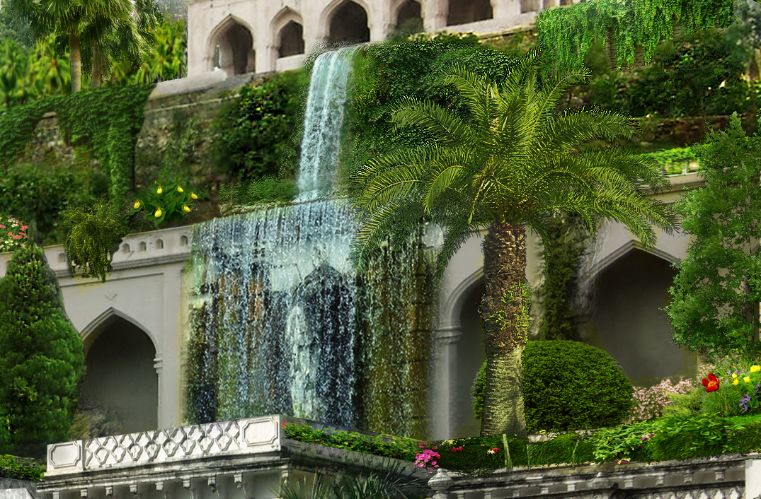 Gc7hm4w 10 Wonders Of The World Gardens Of Babylon Traditional