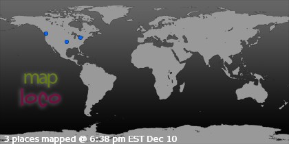 Locations of Site Visitors