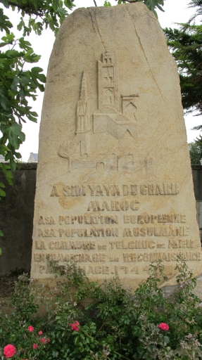 Stèle commémorative de Sidi Yaya du Charb, vue générale