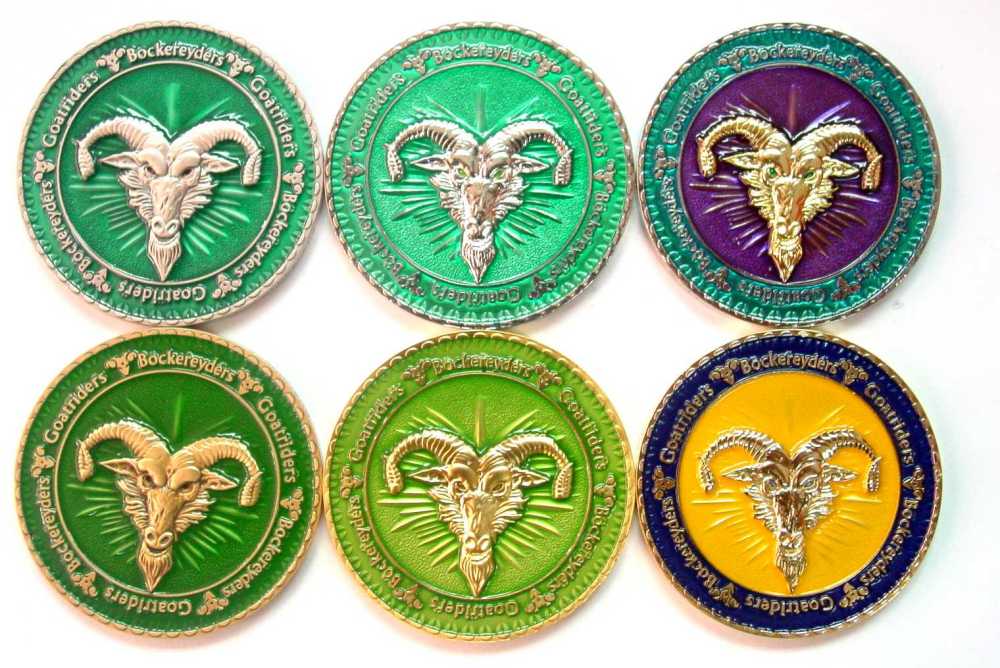 Samples of the Geocoin