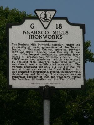 Neabsco Mills Ironworks