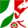 Nordrhein-Westfalen Geocoin Icon 32 Pixel
