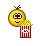 eat popcorn