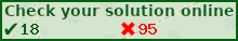 Check your solution online