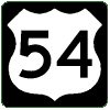 US 54 SIGN