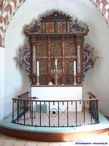 Udby Kirke - altertavlen. [Udby Church - The Altarpiece ]