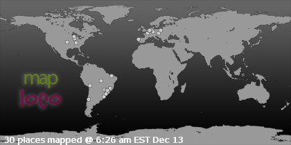 Locations of Site Visitors