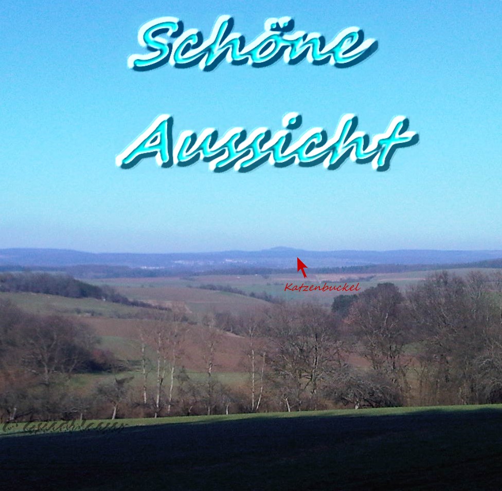 Blick auf den Katzenbuckel