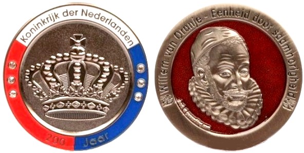 200 jaar koninkrijk der Nederland Geocoin 200 jaar koninkrijk der Nederland Geocoin