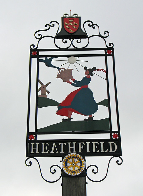 Image result for heathfield village sign east sussex
