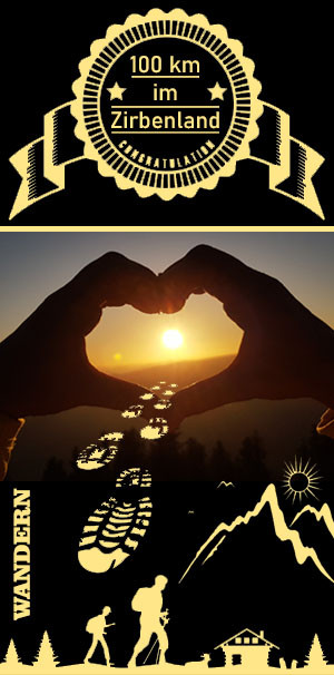 Zirbenland Wanderbanner