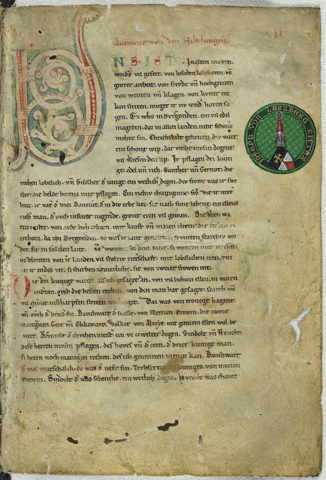 Das Nibelungenlied - Handschrift C